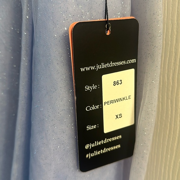 Juliet Dresses Style 863 Size XS Perwinkle - Picture 6 of 7